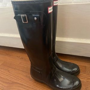 Hunter Original Tall Gloss Boot Size US7